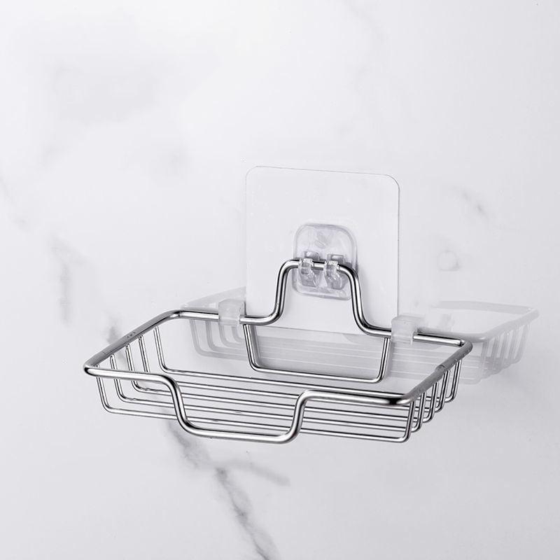 Stainless Steel Soap Holder Wall Mounted Bathroom Storage Bracket