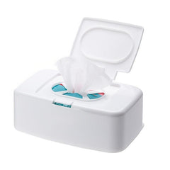 Household Plastic Tissue Box Wet Wipes Dispenser with Lid
