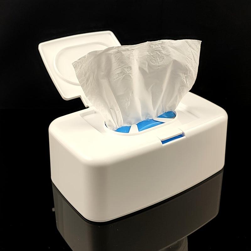 Household Plastic Tissue Box Wet Wipes Dispenser with Lid