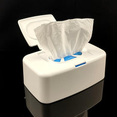 Household Plastic Tissue Box Wet Wipes Dispenser with Lid
