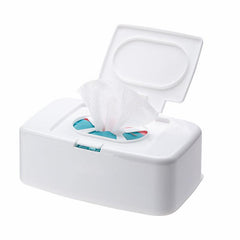 Household Plastic Tissue Box Wet Wipes Dispenser with Lid