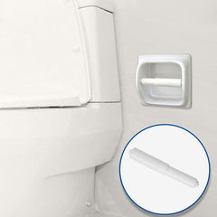 2pcs Toilet Paper Holder Roller Adjustable Toilet Paper Rod Replacement