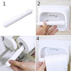 2pcs Toilet Paper Holder Roller Adjustable Toilet Paper Rod Replacement