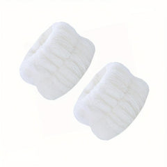 1pair Face Wash Wristbands Absorb Sweat Moisture Prevention Wristbands