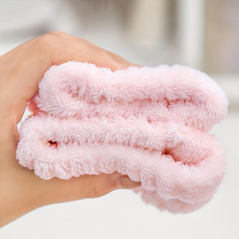 1pair Face Wash Wristbands Absorb Sweat Moisture Prevention Wristbands