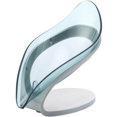 Leaf-shaped Soap Dish Bathroom Toilet Punch Drain Soap Holder