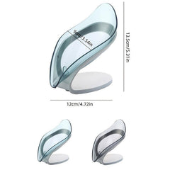 Leaf-shaped Soap Dish Bathroom Toilet Punch Drain Soap Holder