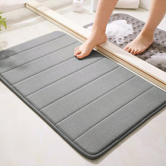 Bathroom Coral Velvet Anti skid Mat Quick Water Absorption