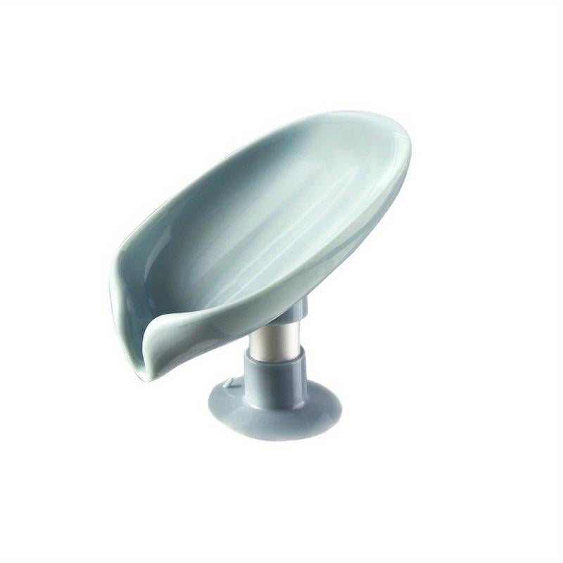 Leaf-shaped Soap Dish Plastic Self Draining Soap Holder