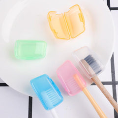 5Pcs Portable Toothbrush Head Cover Travel Toothbrush Case Camping Cap
