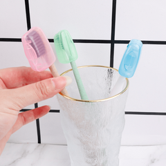 5Pcs Portable Toothbrush Head Cover Travel Toothbrush Case Camping Cap