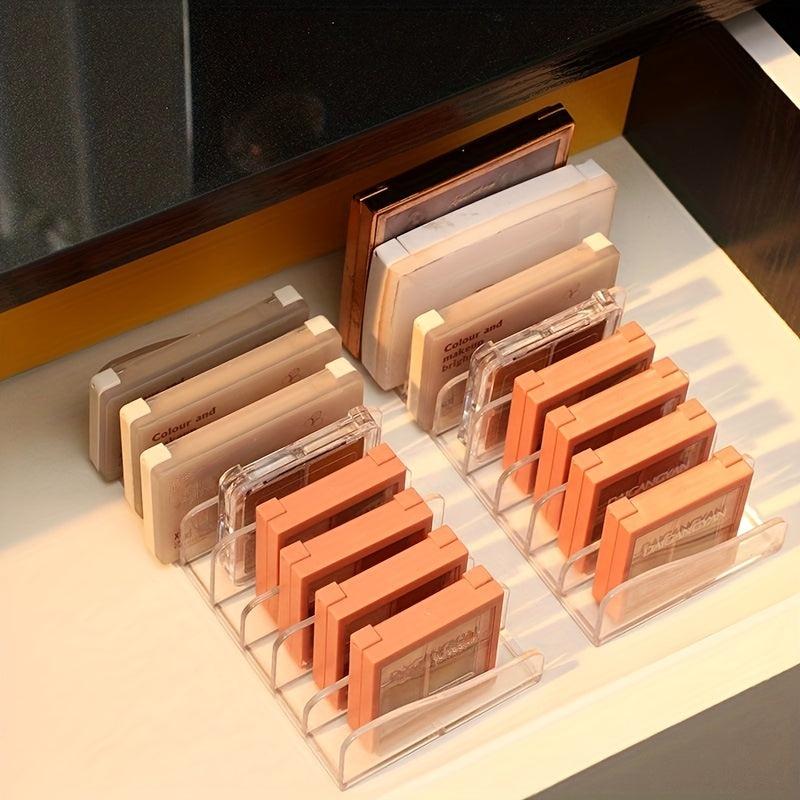 8 Compartment Clear Eyeshadow Storage Box Makeup Organizer