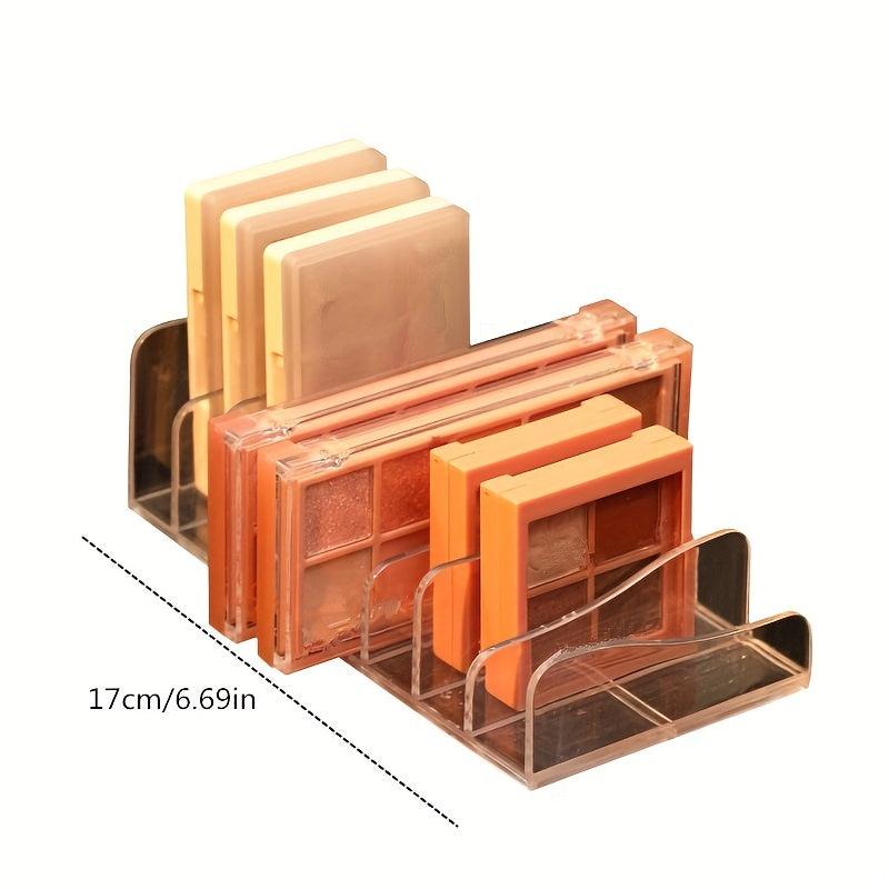 8 Compartment Clear Eyeshadow Storage Box Makeup Organizer