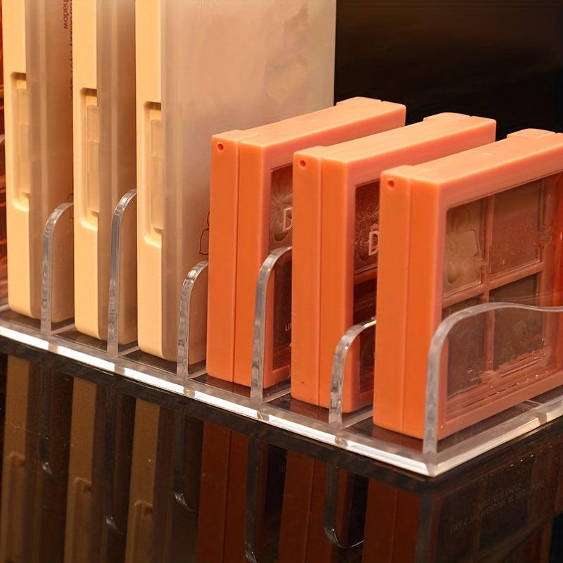 8 Compartment Clear Eyeshadow Storage Box Makeup Organizer