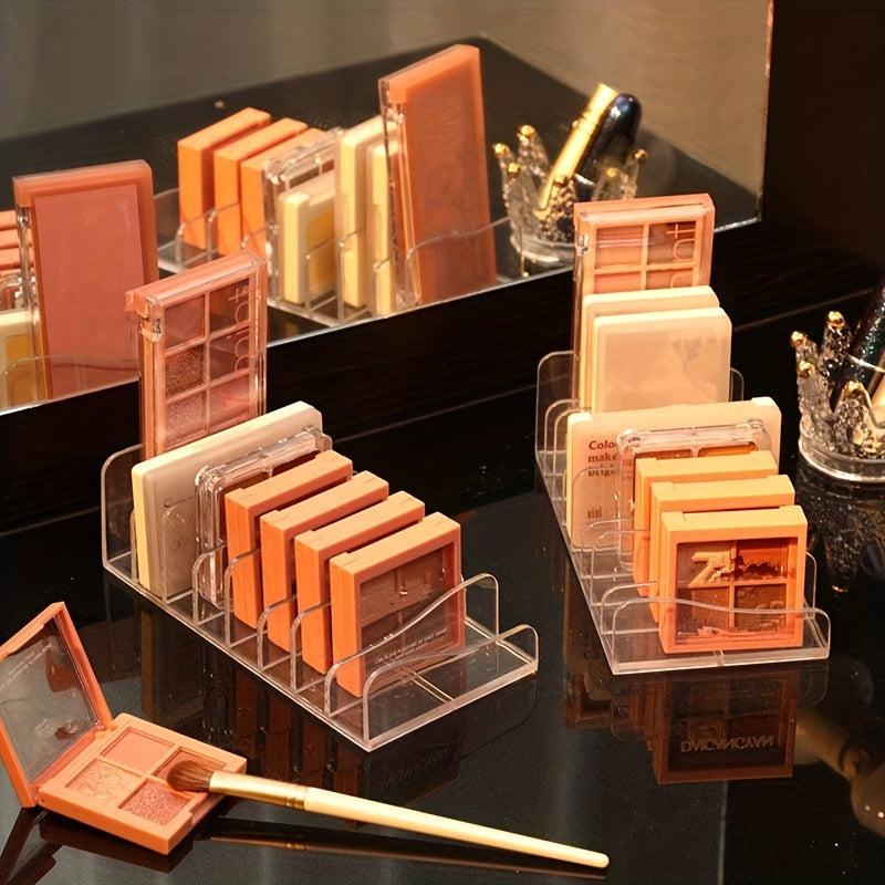8 Compartment Clear Eyeshadow Storage Box Makeup Organizer