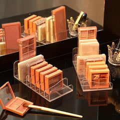 8 Compartment Clear Eyeshadow Storage Box Makeup Organizer