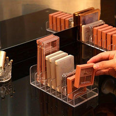 8 Compartment Clear Eyeshadow Storage Box Makeup Organizer