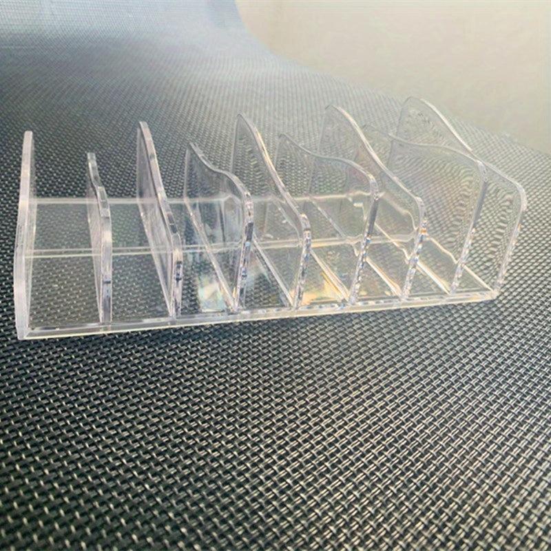8 Compartment Clear Eyeshadow Storage Box Makeup Organizer