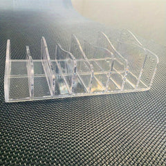 8 Compartment Clear Eyeshadow Storage Box Makeup Organizer