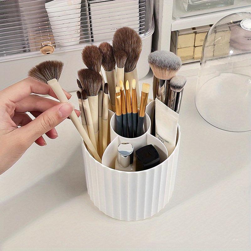 360 Rotating Makeup Brush Storage Bucket