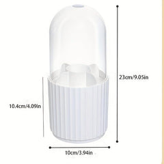 360 Rotating Makeup Brush Storage Bucket