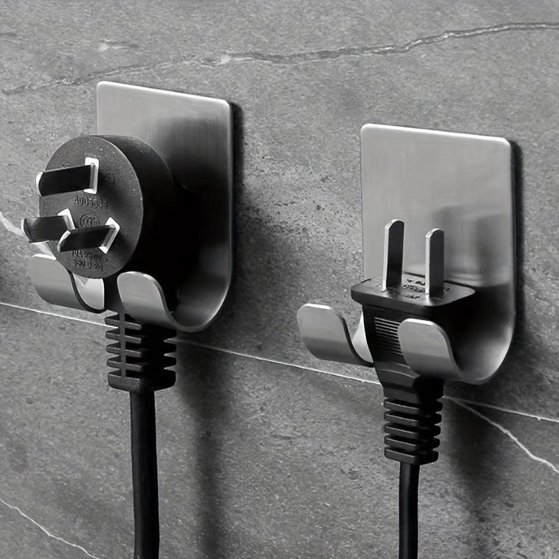 Stainless Steel Shaver Hanger Plug Hook Bathroom Accessories