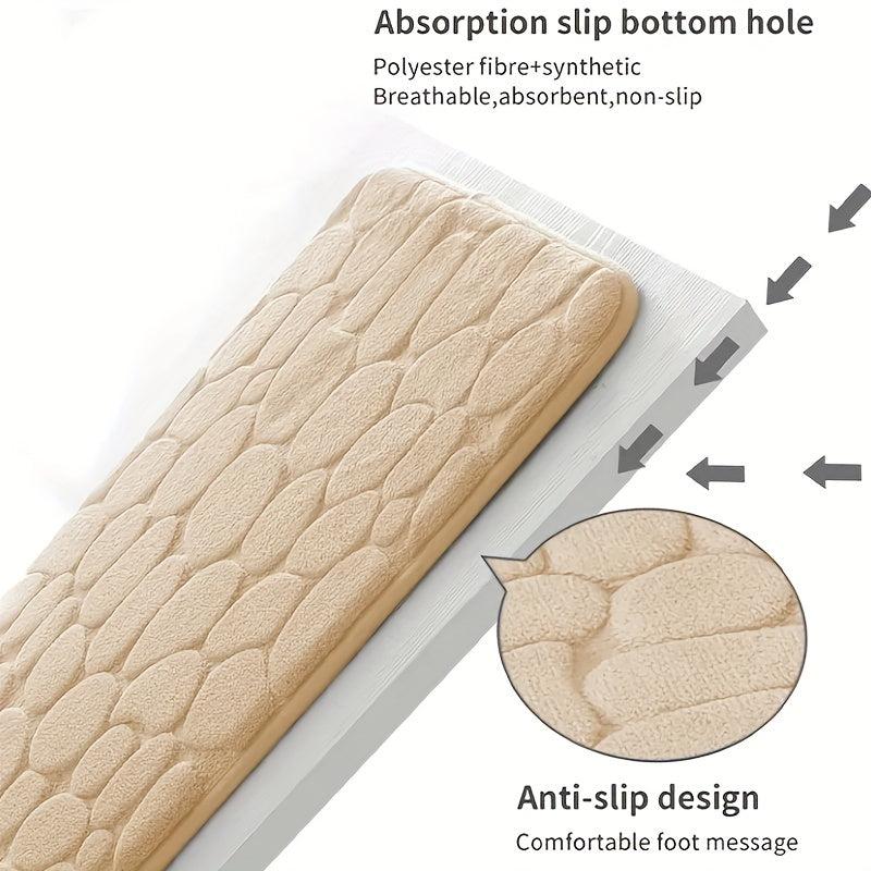 Soft Microfiber Bathroom Rug with Anti Slip Backing