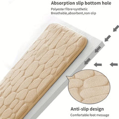 Soft Microfiber Bathroom Rug with Anti Slip Backing