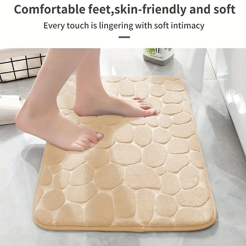 Soft Microfiber Bathroom Rug with Anti Slip Backing