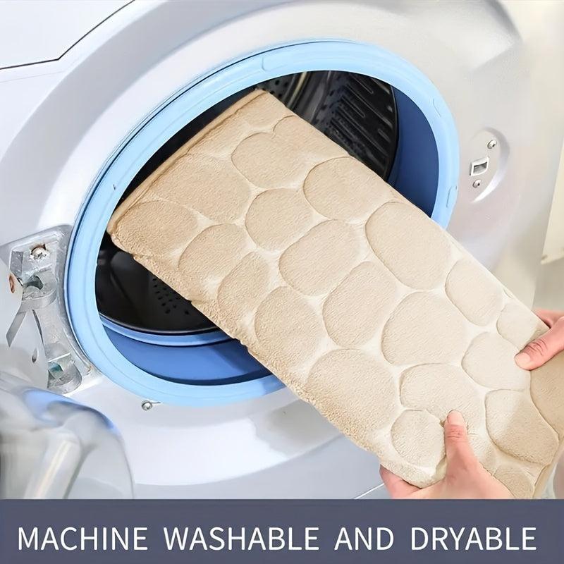 Soft Microfiber Bathroom Rug with Anti Slip Backing