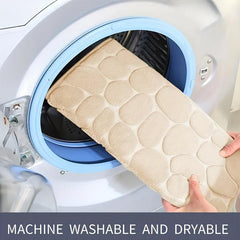 Soft Microfiber Bathroom Rug with Anti Slip Backing
