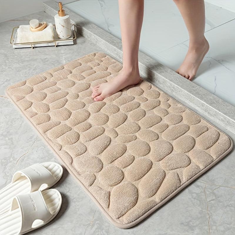 Soft Microfiber Bathroom Rug with Anti Slip Backing