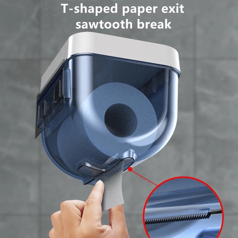 Wall Mounted Tissue Holder Bathroom Toilet Paper Storage Box