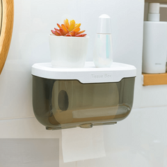 Wall Mounted Tissue Holder Bathroom Toilet Paper Storage Box