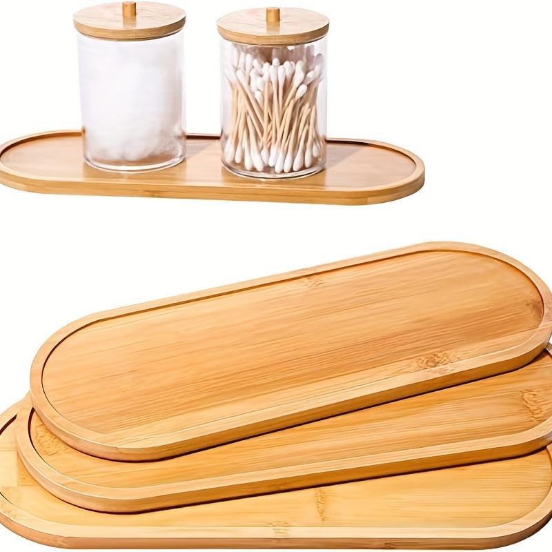 Bamboo Tea Serving Tray Decorative Multipurpose Vanity Tray