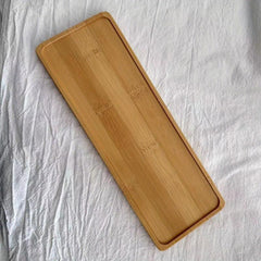 Bamboo Tea Serving Tray Decorative Multipurpose Vanity Tray