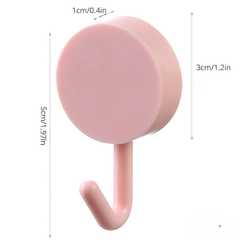 6pcs Viscose Wall Hanging Hook Load-bearing Clothes Towel Holder