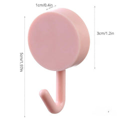 6pcs Viscose Wall Hanging Hook Load-bearing Clothes Towel Holder