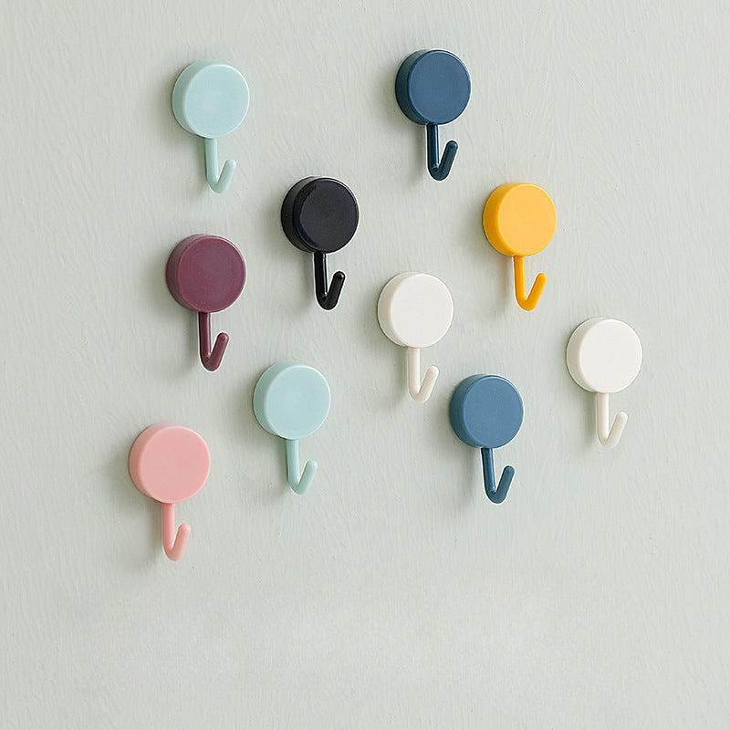 6pcs Viscose Wall Hanging Hook Load-bearing Clothes Towel Holder