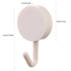6pcs Viscose Wall Hanging Hook Load-bearing Clothes Towel Holder