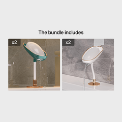 Wall mounted Draining Soap Dish Non Punching Toilet Household Soap Storage