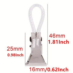 5pcs Waterproof Towel Clips with Loops for Bathroom Towels Storage