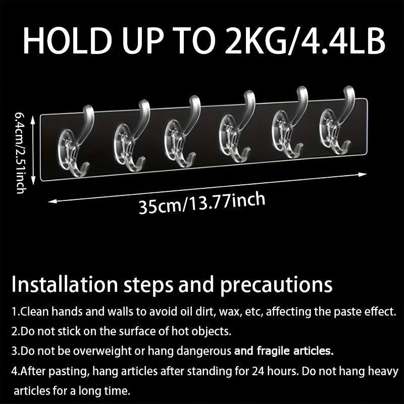 Waterproof Adhesive Wall Hook Towel Coat Bathroom Organizers Hanger