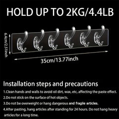 Waterproof Adhesive Wall Hook Towel Coat Bathroom Organizers Hanger