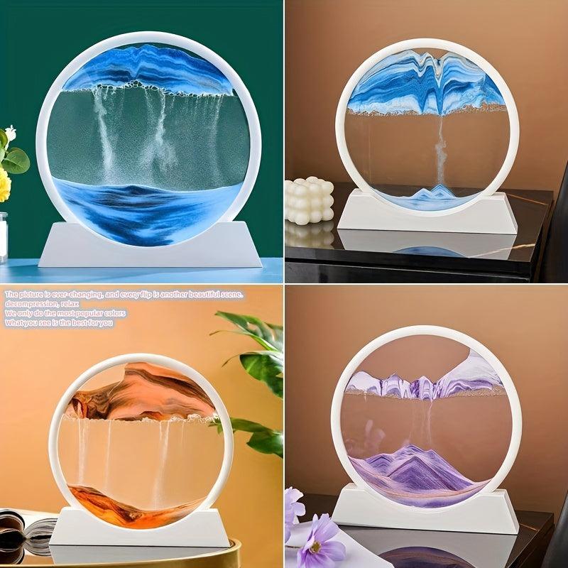 3D Hourglass Art Dynamic Sand Painting Easter Gift Quicksand Painting