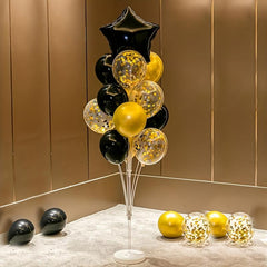 16pcs Golden Happy Birthday Balloon Decoration Set
