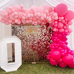 110pcs Pink Balloon Garland Set Baby Shower Birthday Party Decoration