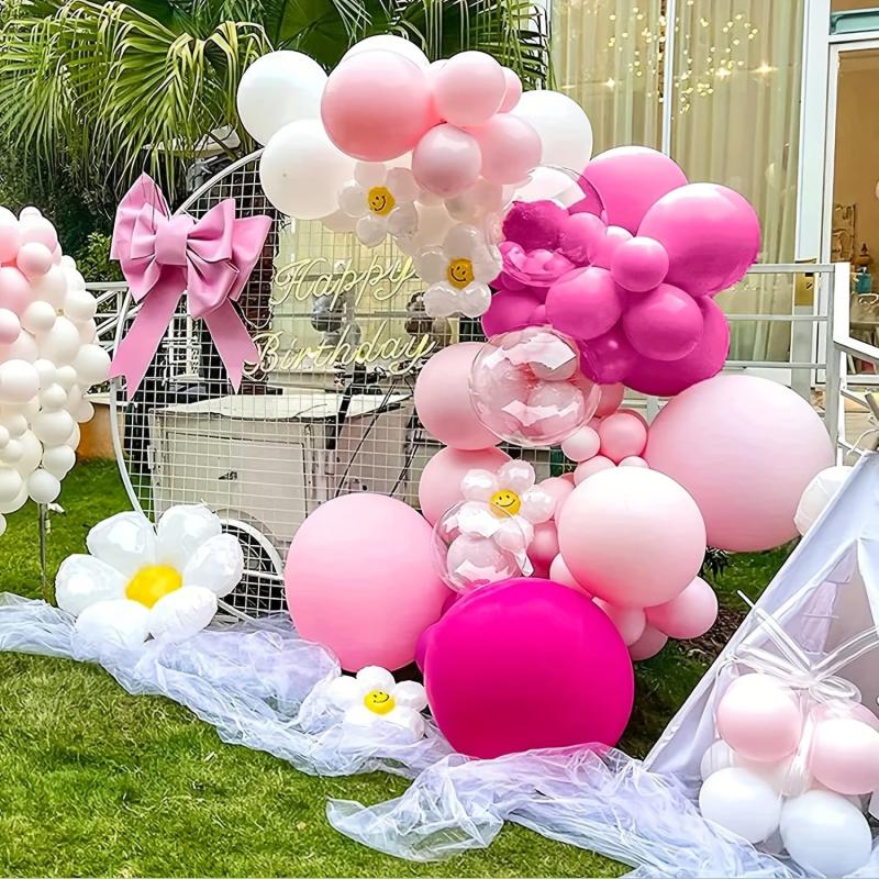 110pcs Pink Balloon Garland Set Baby Shower Birthday Party Decoration