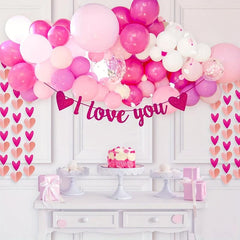 110pcs Pink Balloon Garland Set Baby Shower Birthday Party Decoration