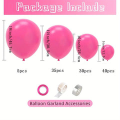 110pcs Pink Balloon Garland Set Baby Shower Birthday Party Decoration